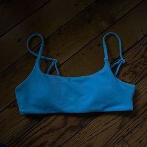 SHIEN size XS light blue bikini top